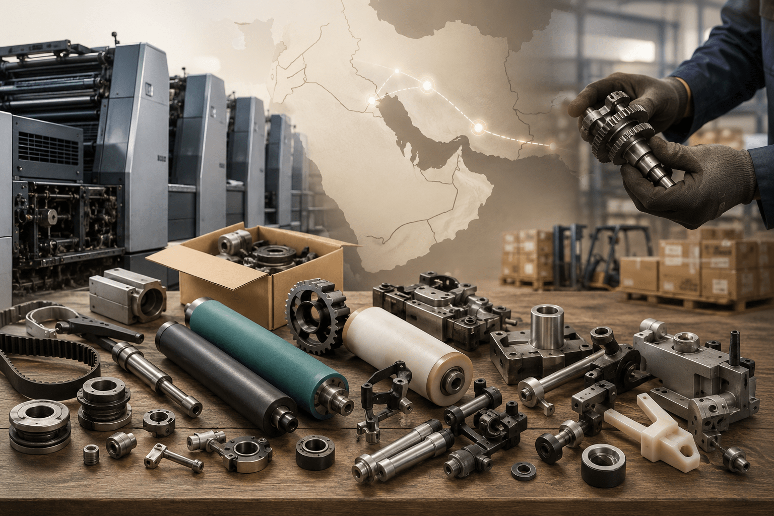Why Used Printing Machine Parts Are a Smart Choice for Gulf Print Businesses