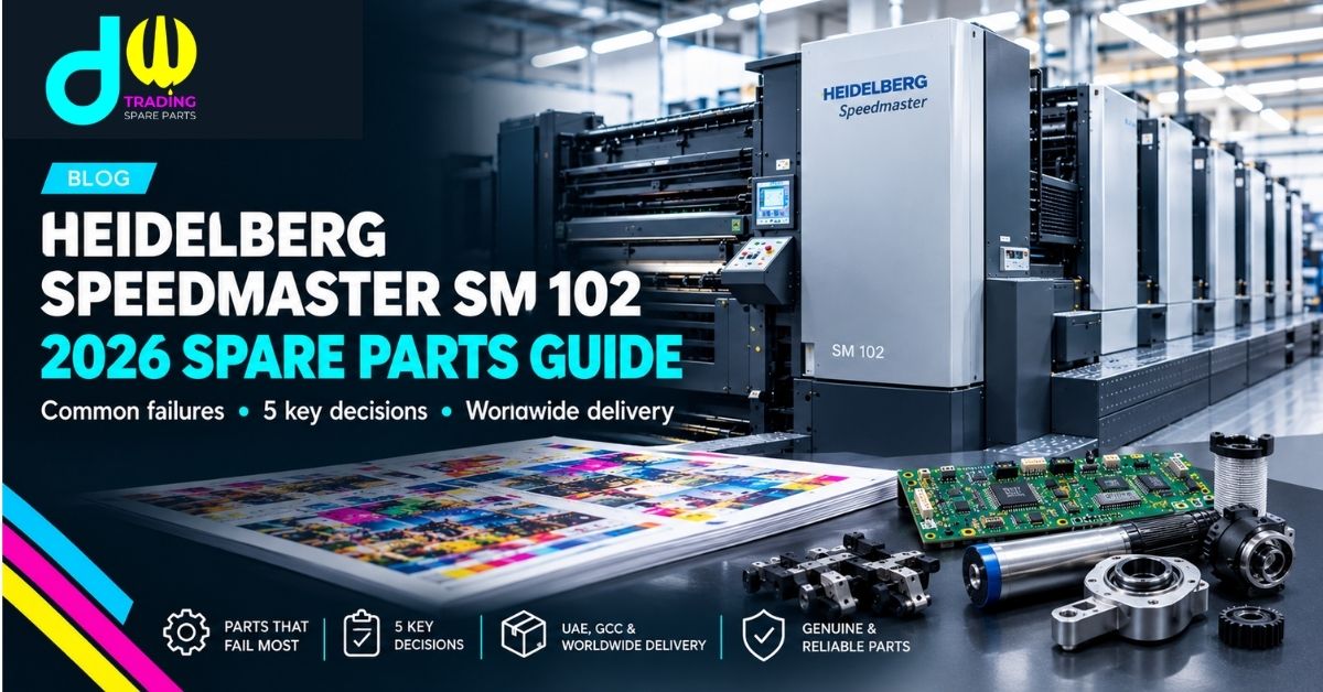 Heidelberg SM 102 spare parts in the UAE: repair, keep or replace in 2026?