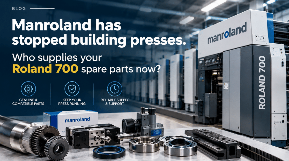 Manroland has stopped building presses. Who supplies your Roland 700 spare parts now?